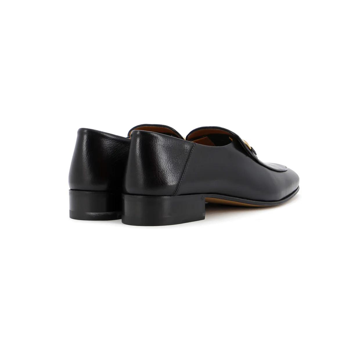 Women's Horsebit Mid-Heel Loafers Leather - Deep Luxury