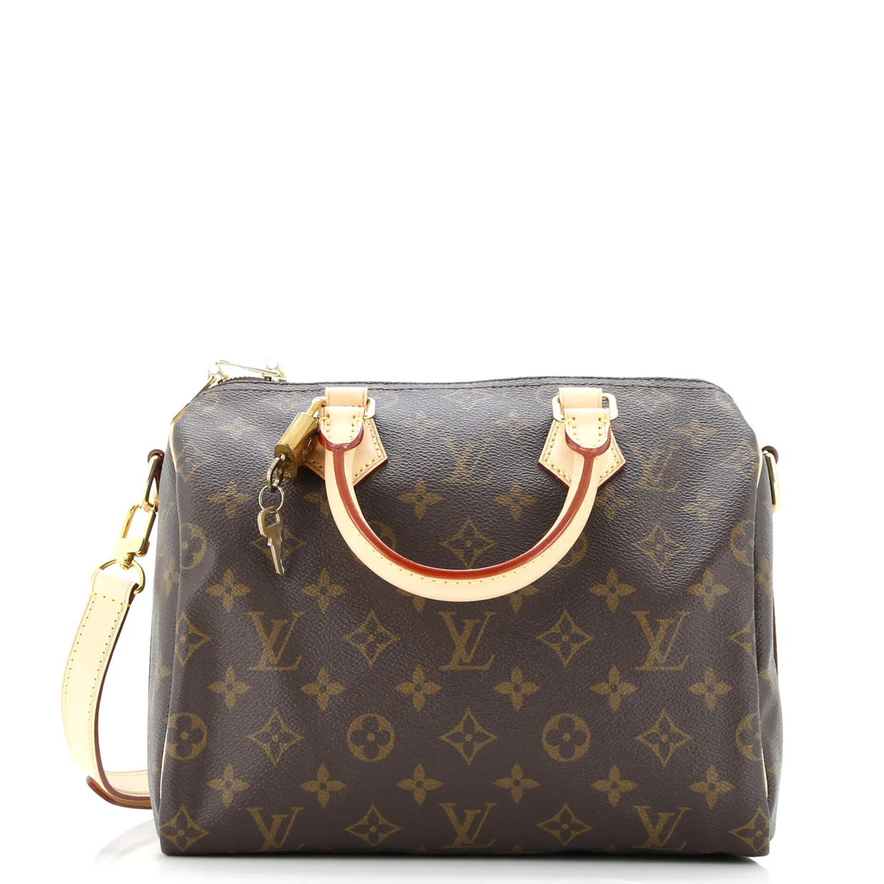 Speedy Bandouliere Bag Monogram Canvas 25 - Deep Luxury