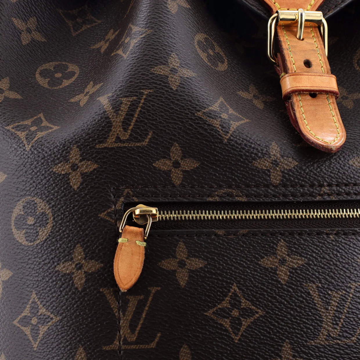 Montsouris Backpack Monogram Canvas - Deep Luxury