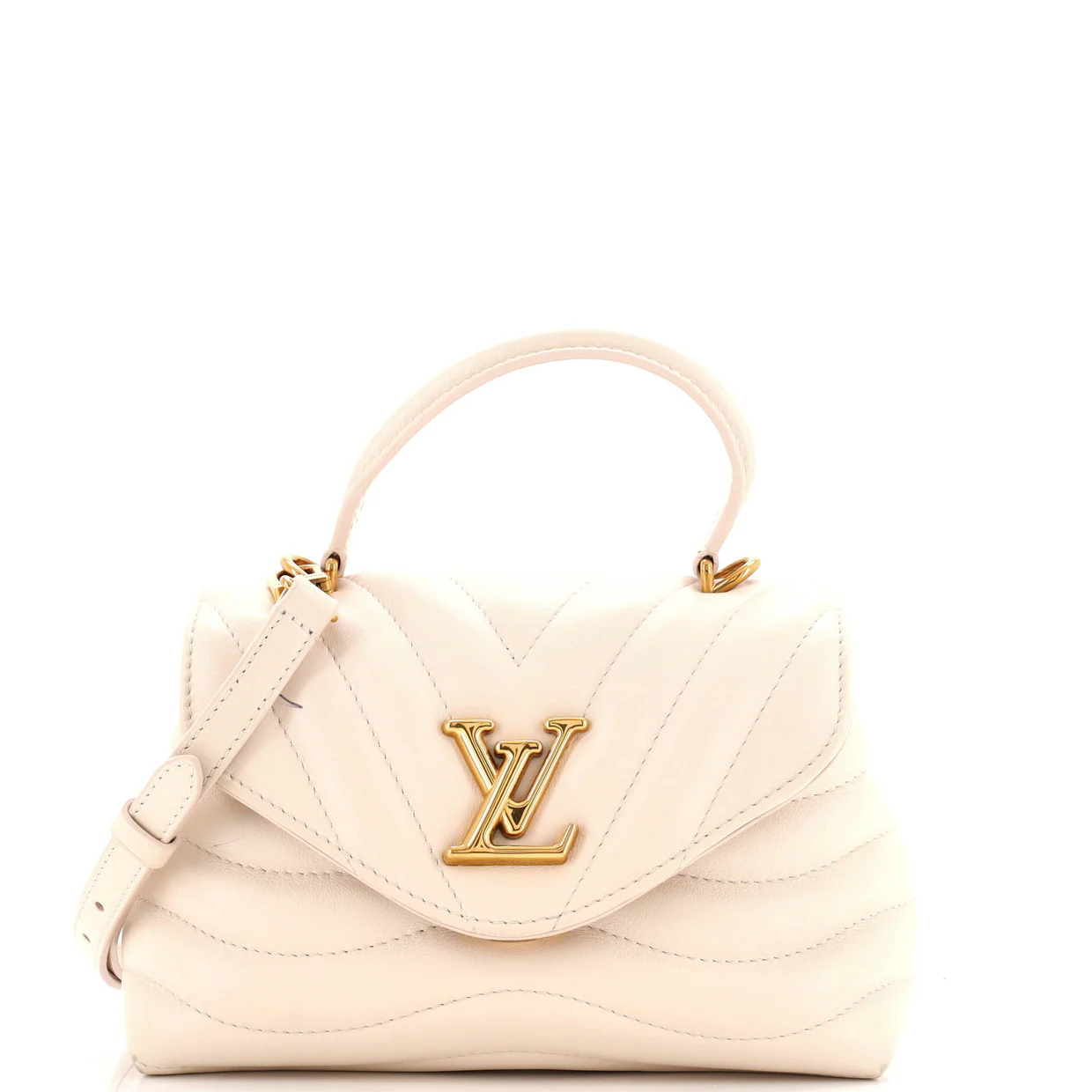 New Wave Hold Me Top Handle Bag Quilted Leather - Deep Luxury