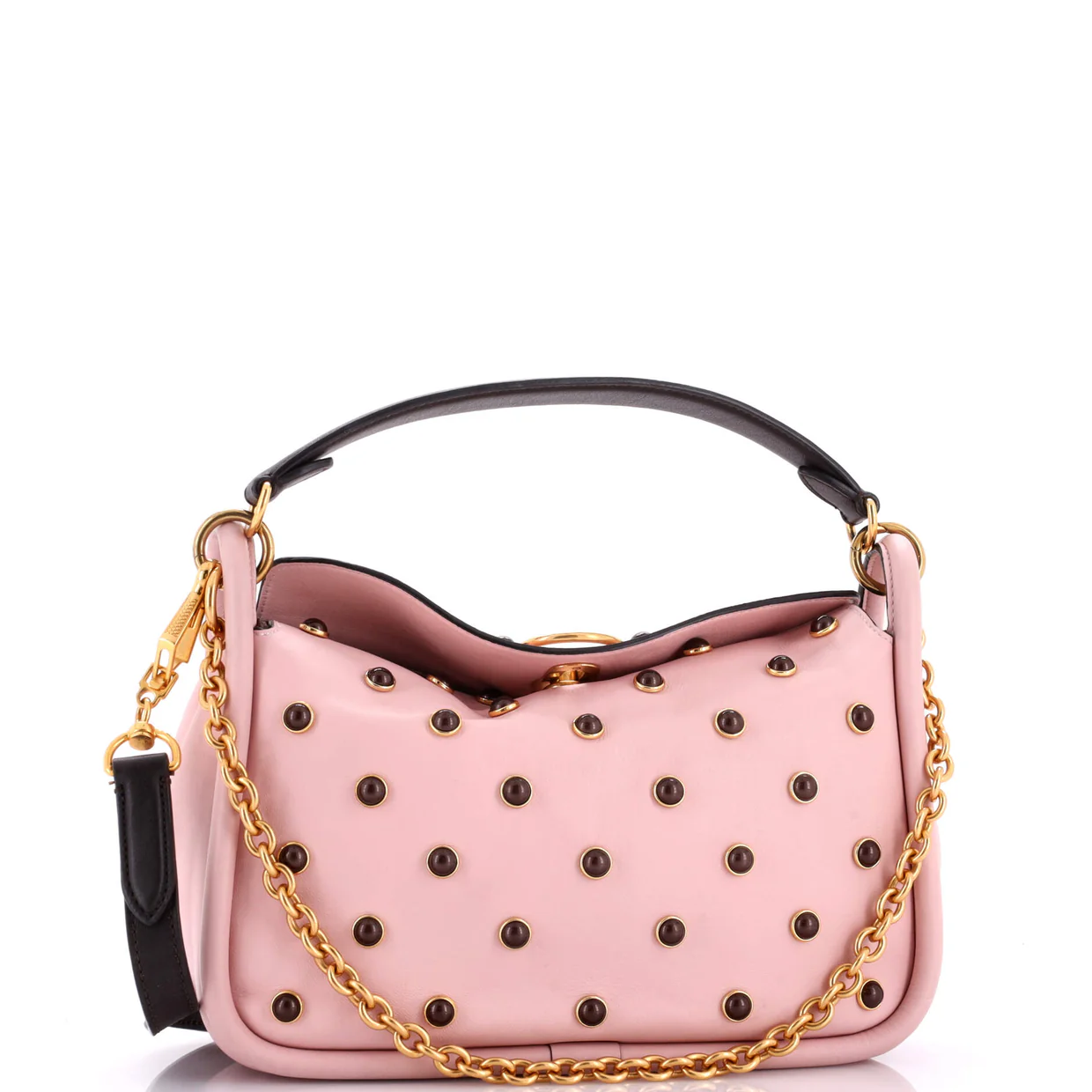 Leighton Shoulder Bag Leather Small - Deep Luxury