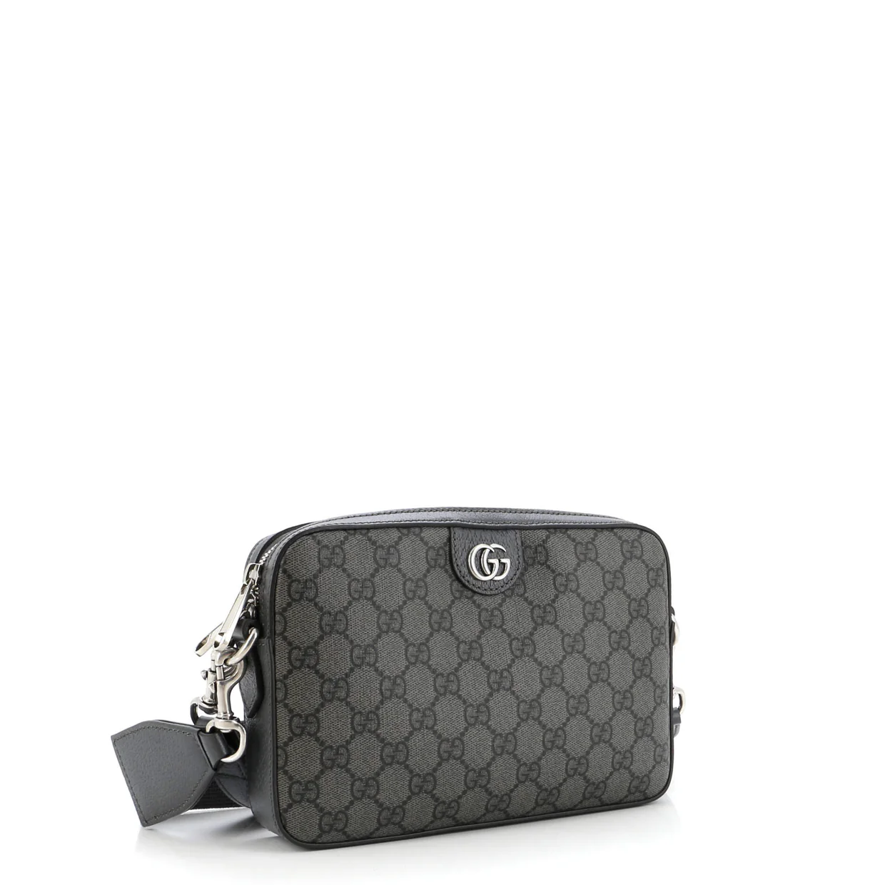 Ophidia Zip Wristlet Shoulder Bag GG Coated Canvas Small - Deep Luxury