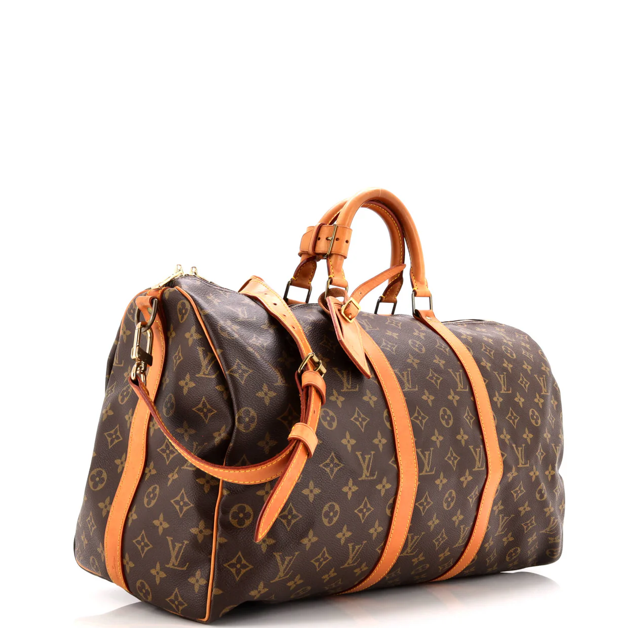 Keepall Bandouliere Bag Monogram Canvas 50 - Deep Luxury