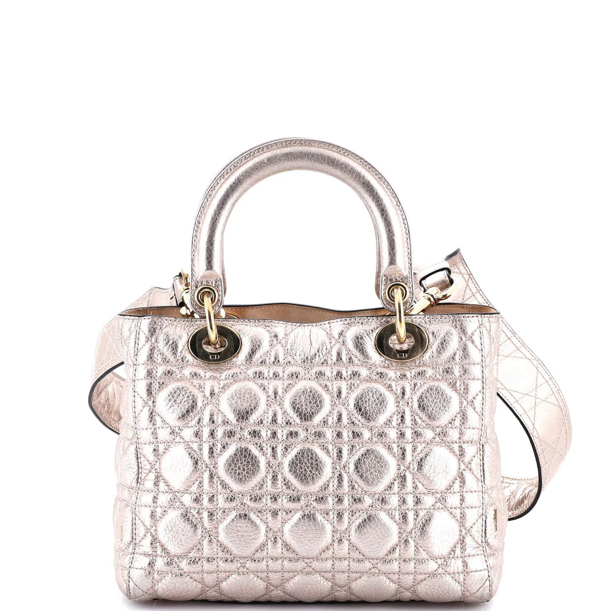 Supple Lady Dior Bag Cannage Quilt Leather Medium - Deep Luxury