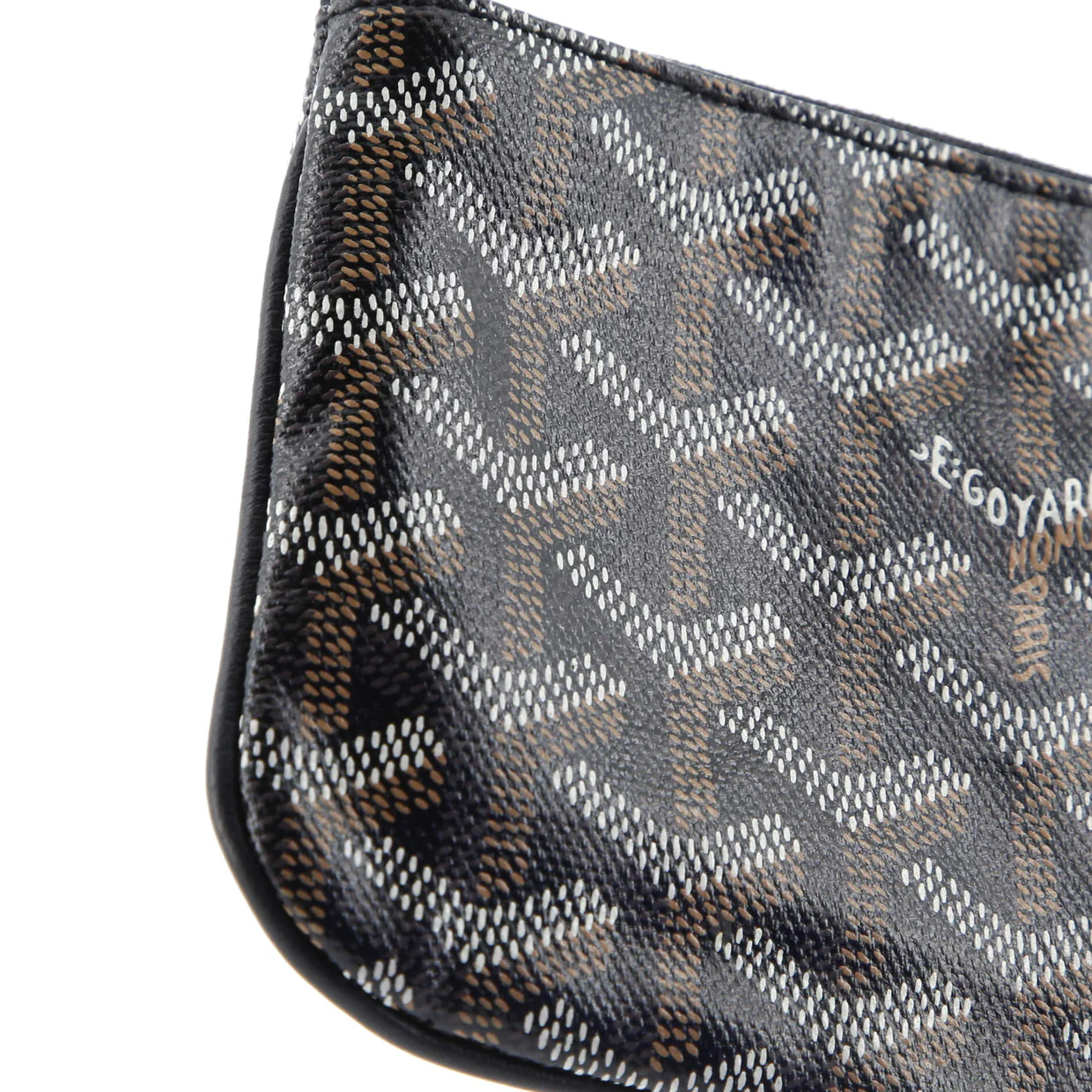 Senat Zip Pouch Coated Canvas Mini - Deep Luxury