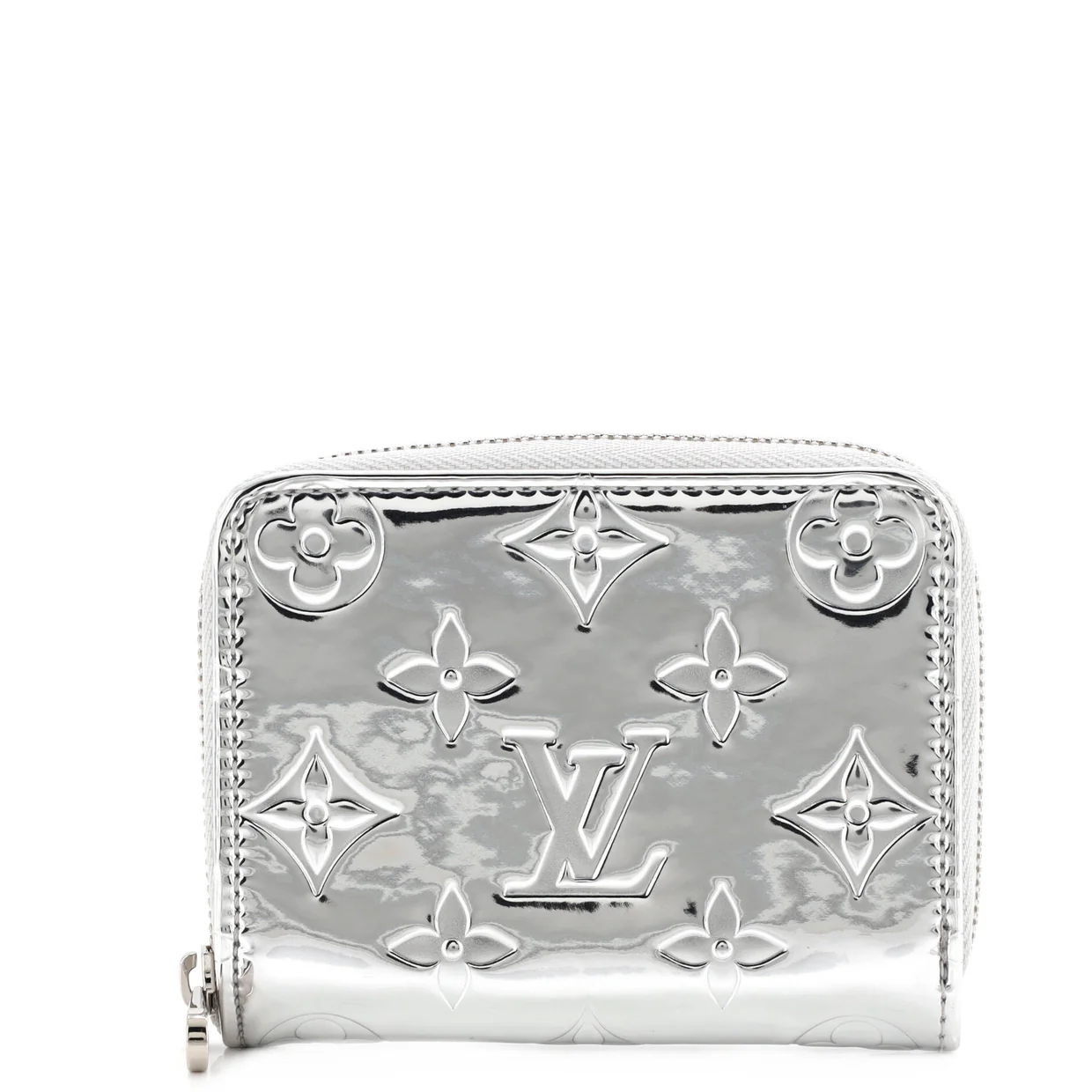 Zippy Coin Purse Monogram Mirror Coated Canvas - Deep Luxury