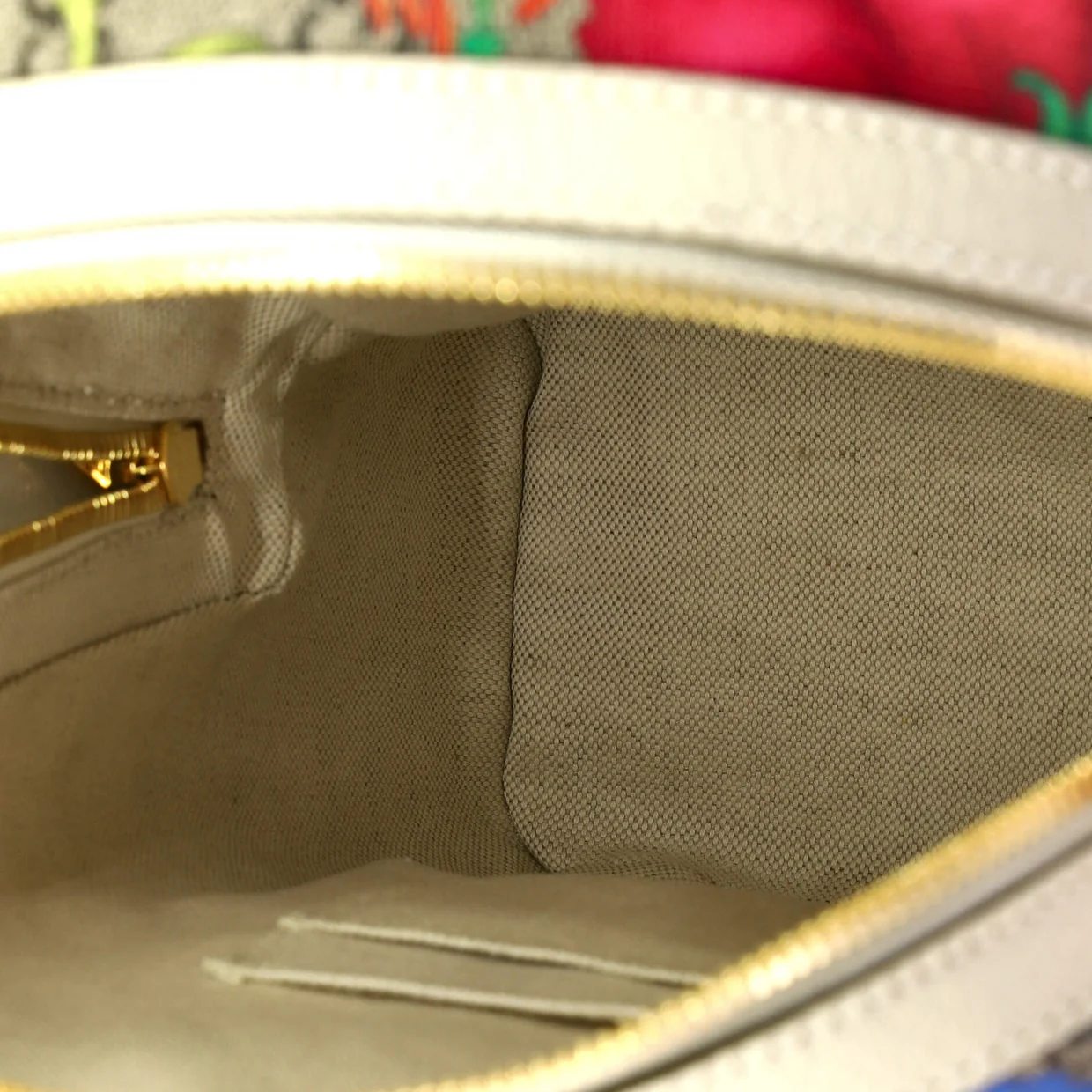 Ophidia Backpack Flora GG Coated Canvas and Leather Small - Deep Luxury