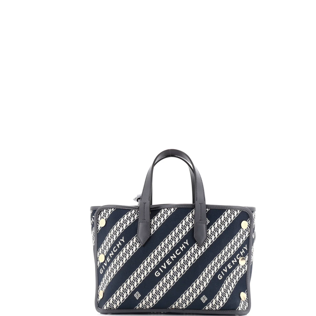Bond Shopper Tote Logo Jacquard Canvas Mini - Deep Luxury
