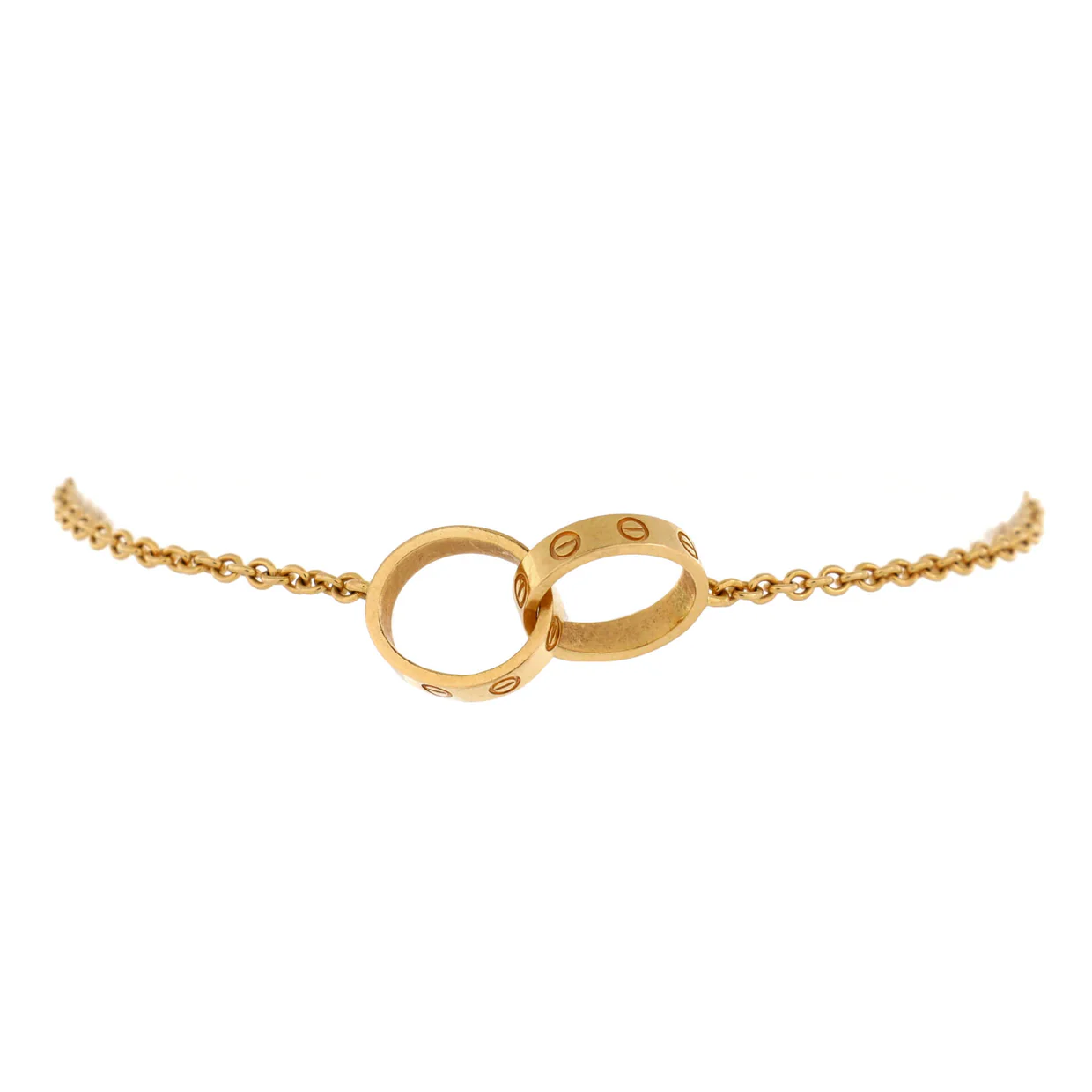 Love Interlocking Bracelet 18K Yellow Gold - Deep Luxury