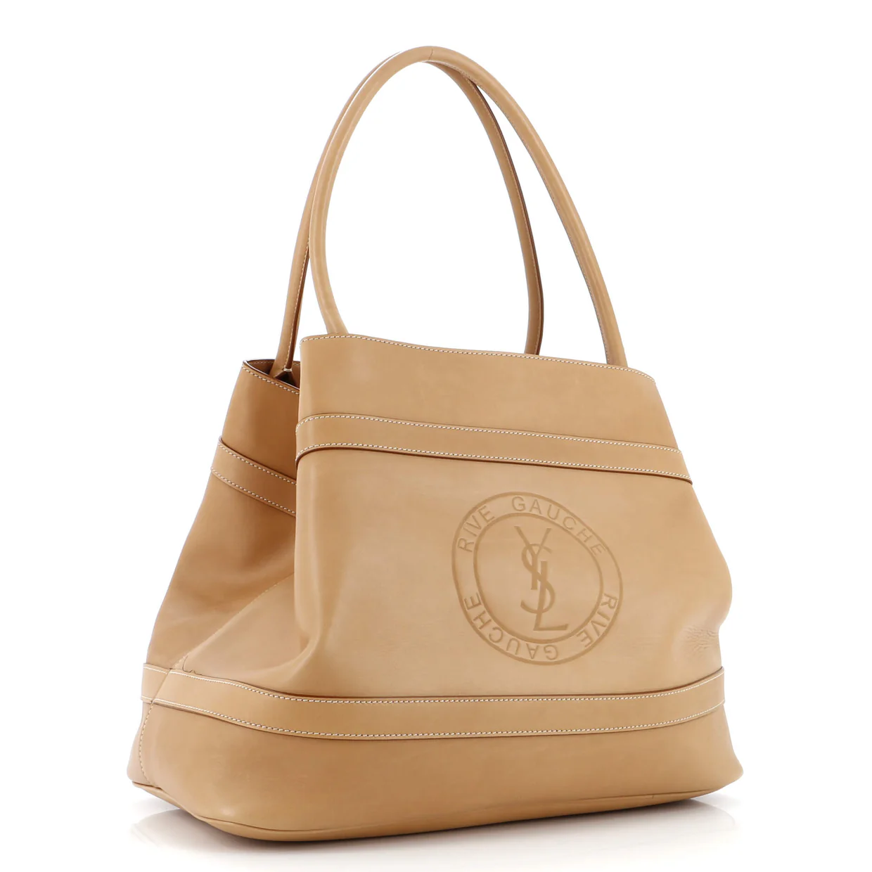 Rive Gauche Tote Bag Leather Large - Deep Luxury