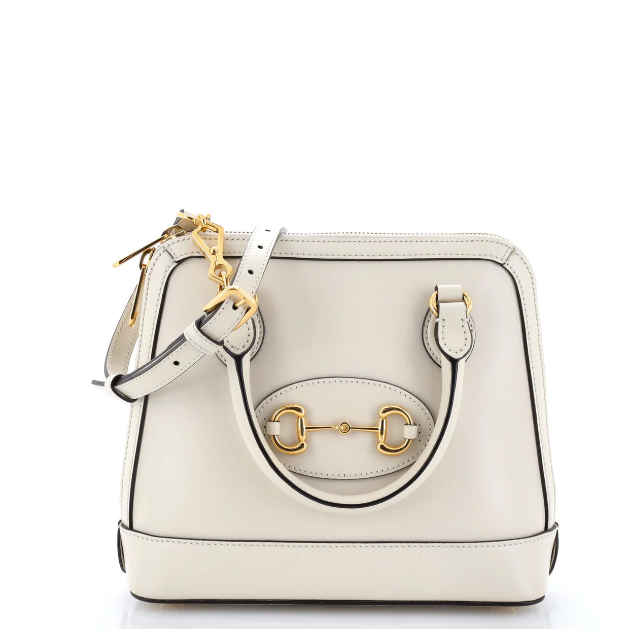 Horsebit 1955 Top Handle Bag Leather Small - Deep Luxury