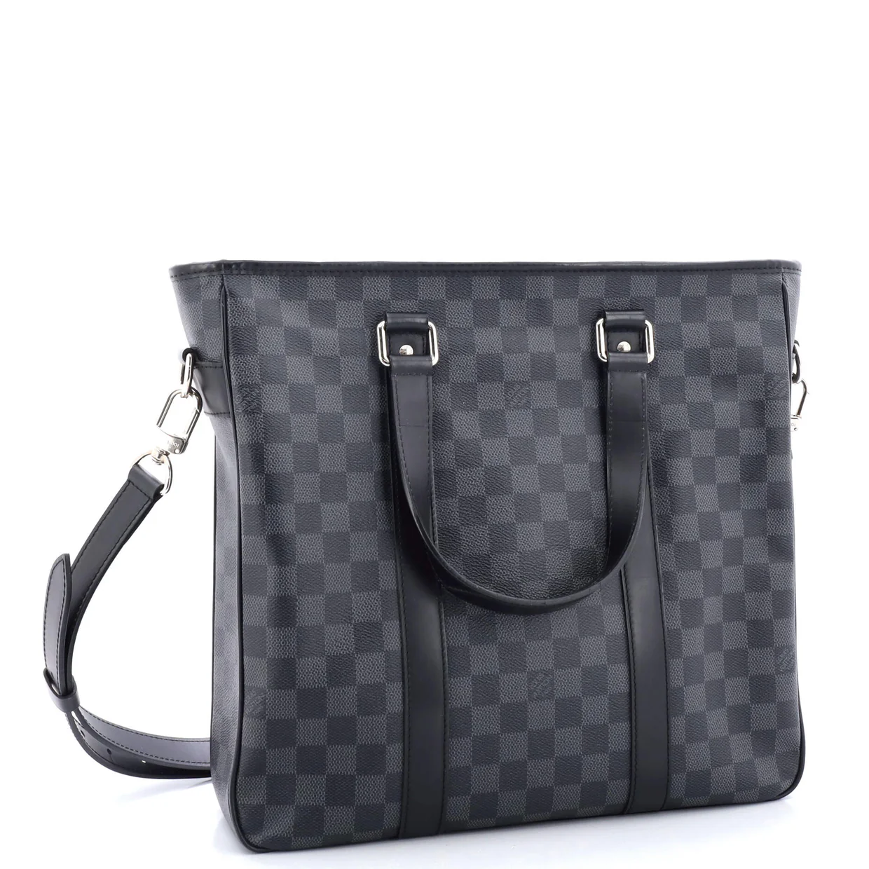 Tadao Handbag Damier Graphite PM - Deep Luxury