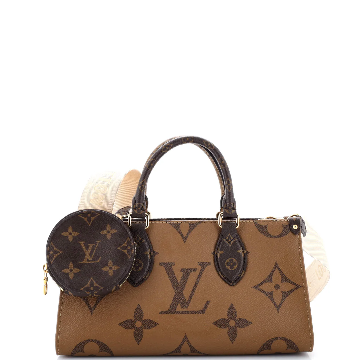 OnTheGo Tote Reverse Monogram Giant East West - Deep Luxury