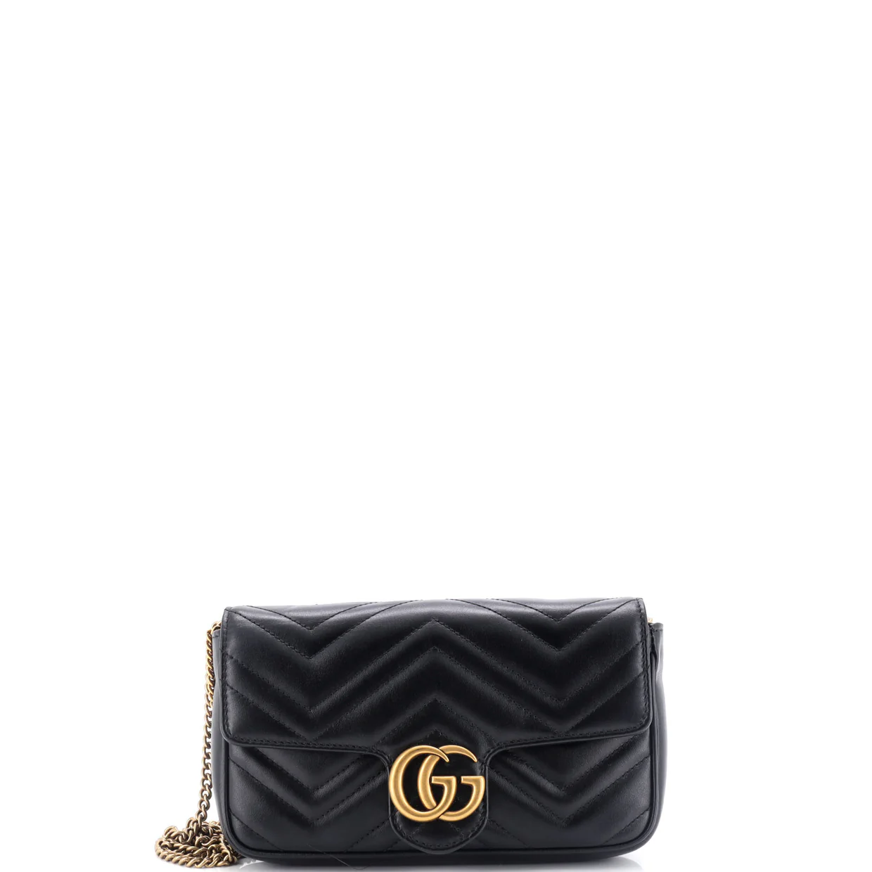 GG Marmont Wallet on Chain Matelasse Leather Mini - Deep Luxury