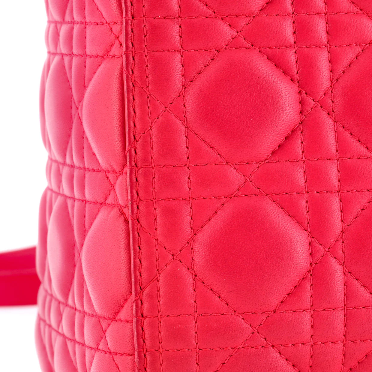 Lady Dior Bag Cannage Quilt Lambskin Medium - Deep Luxury