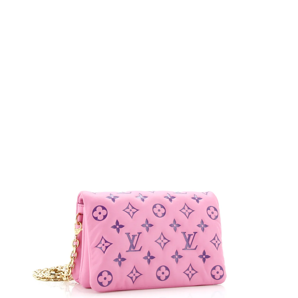 Coussin Pochette Monogram Embossed Lambskin - Deep Luxury