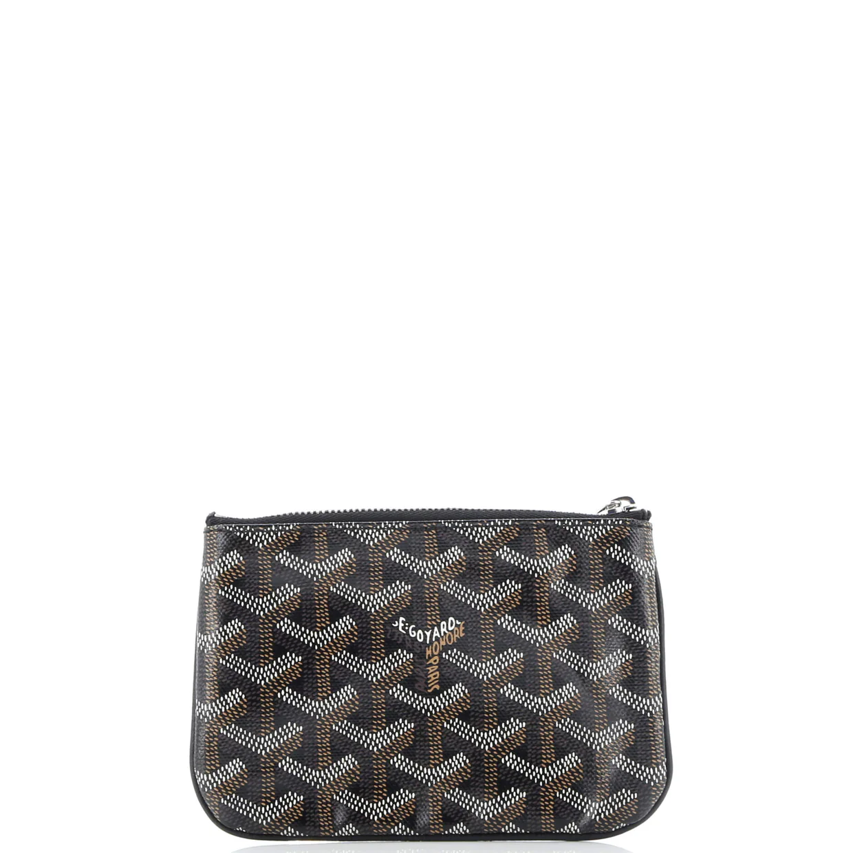 Senat Zip Pouch Coated Canvas Mini - Deep Luxury