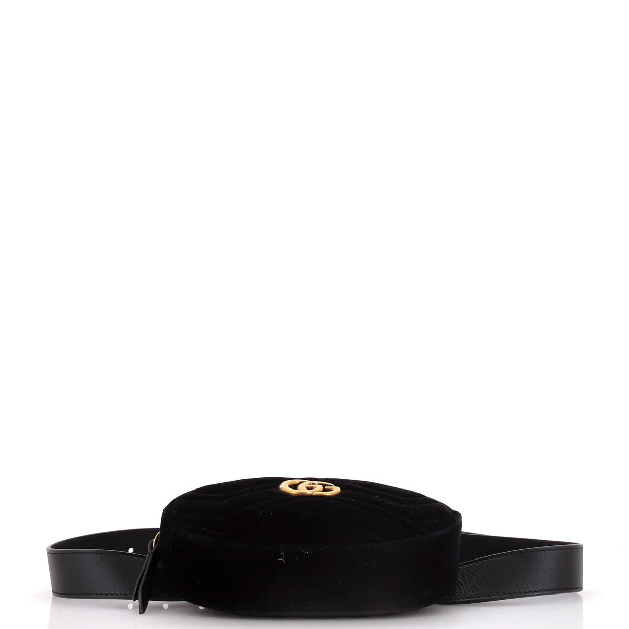 GG Marmont Belt Bag Matelasse Velvet - Deep Luxury