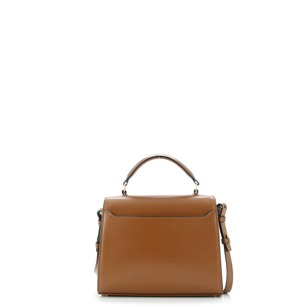 Cassandra Top Handle Bag Leather and Suede Mini - Deep Luxury