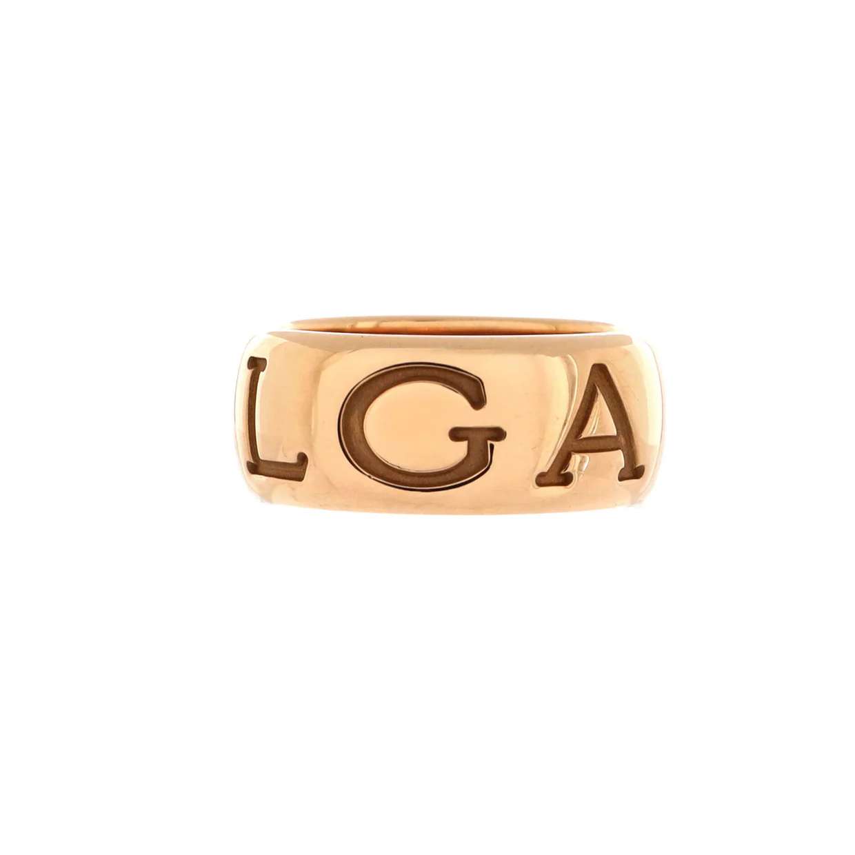 Monologo Ring 18K Rose Gold with Diamond - Deep Luxury