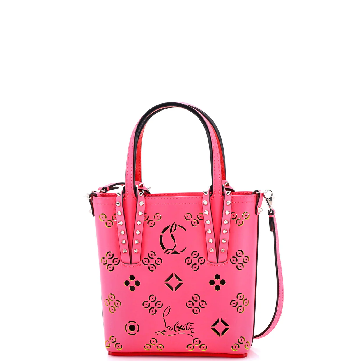 Cabata Tote Perforated Leather Mini - Deep Luxury