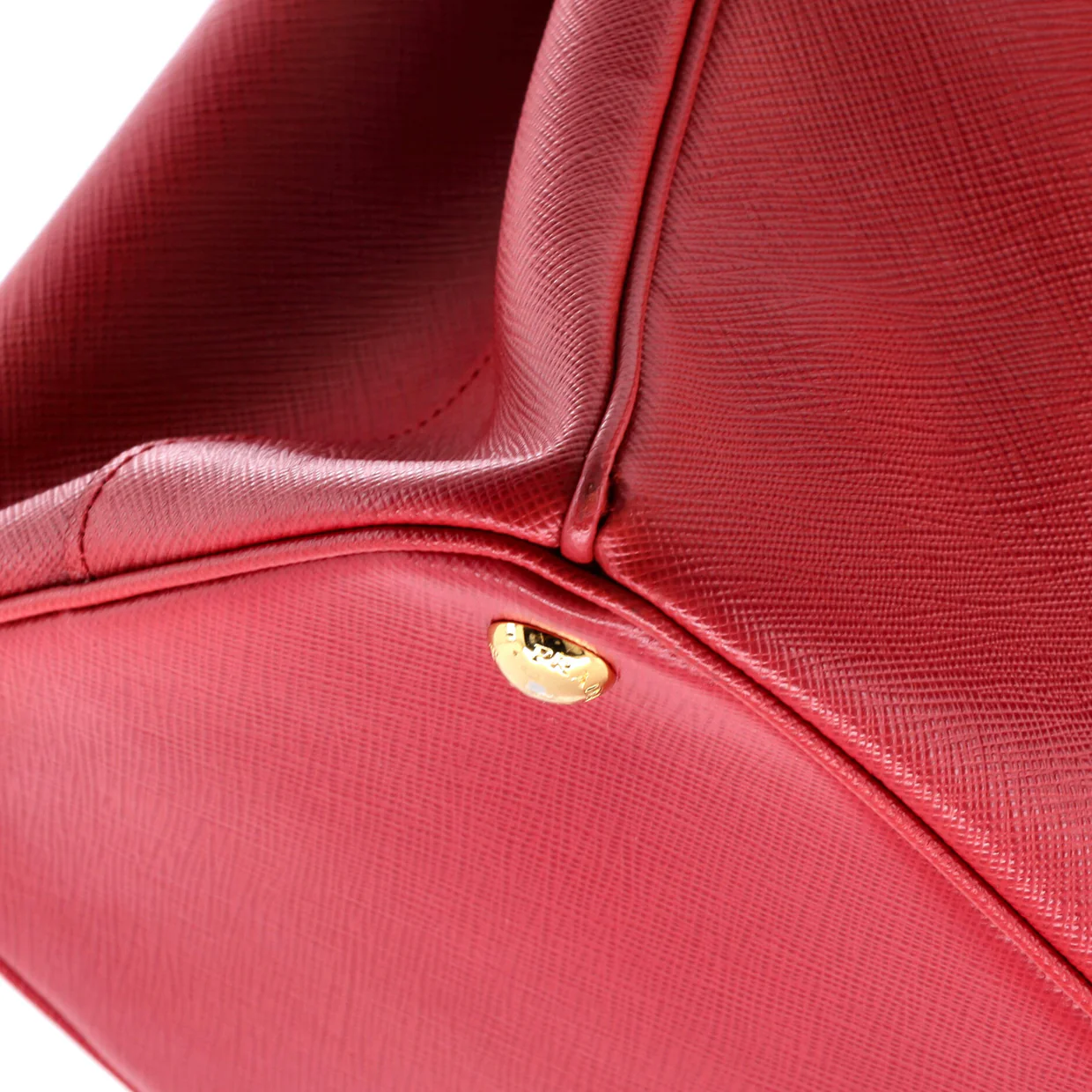 Double Zip Lux Tote Saffiano Leather Medium - Deep Luxury