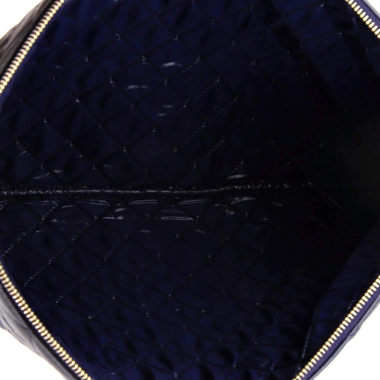 CC Casino O Case Clutch Quilted Lambskin Large - Deep Luxury