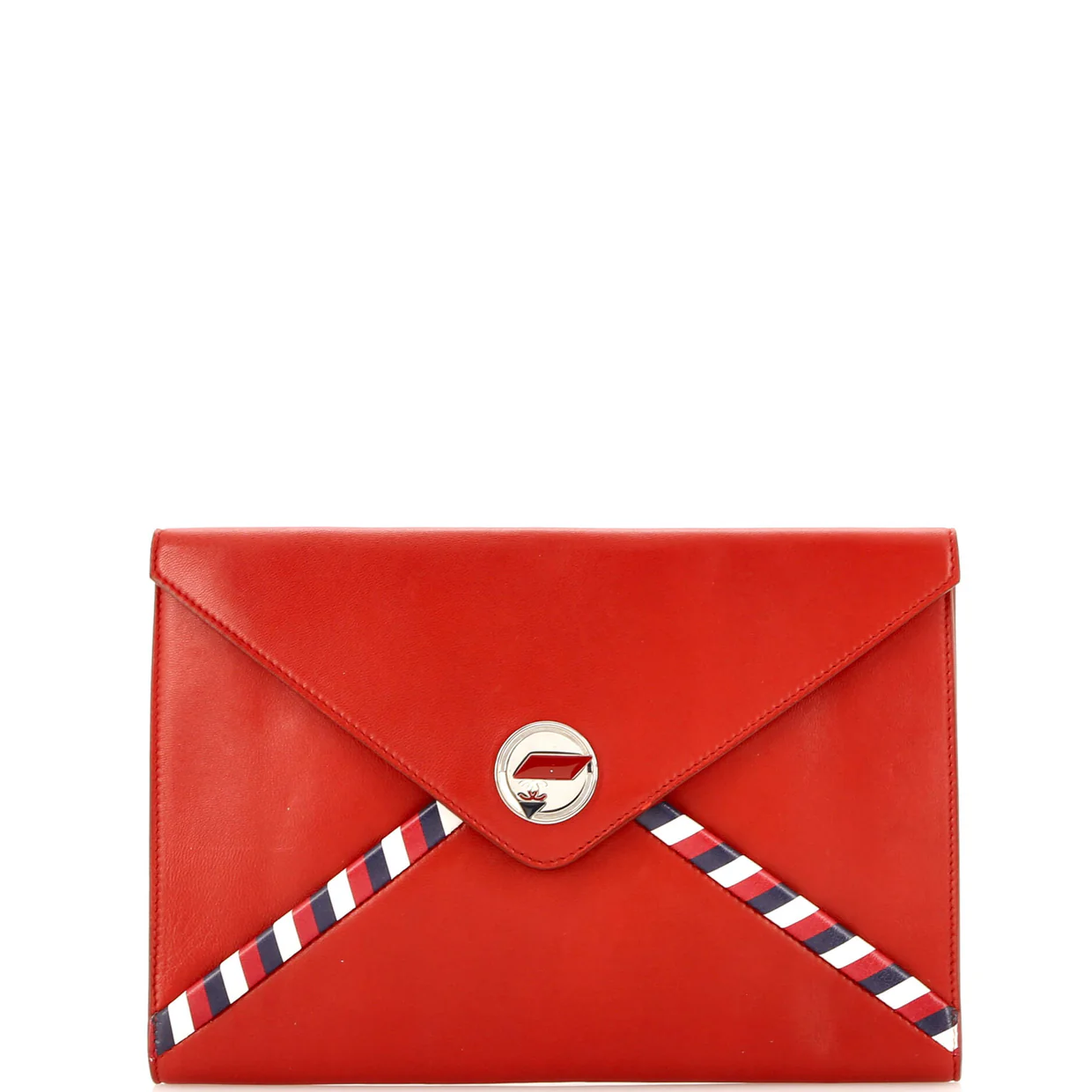 Airlines Envelope Clutch Lambskin Medium - Deep Luxury