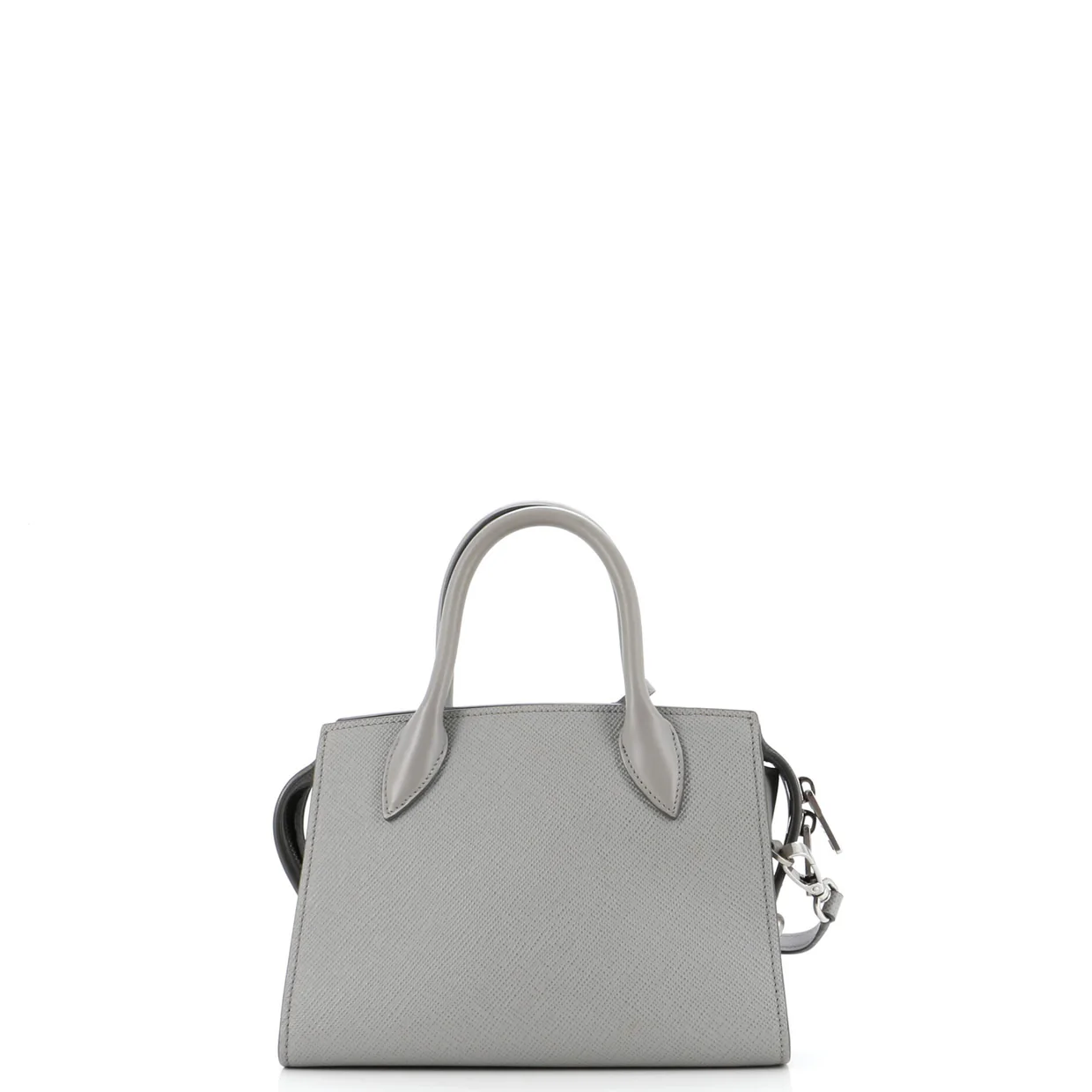 Monochrome Tote Saffiano with City Calf Small - Deep Luxury