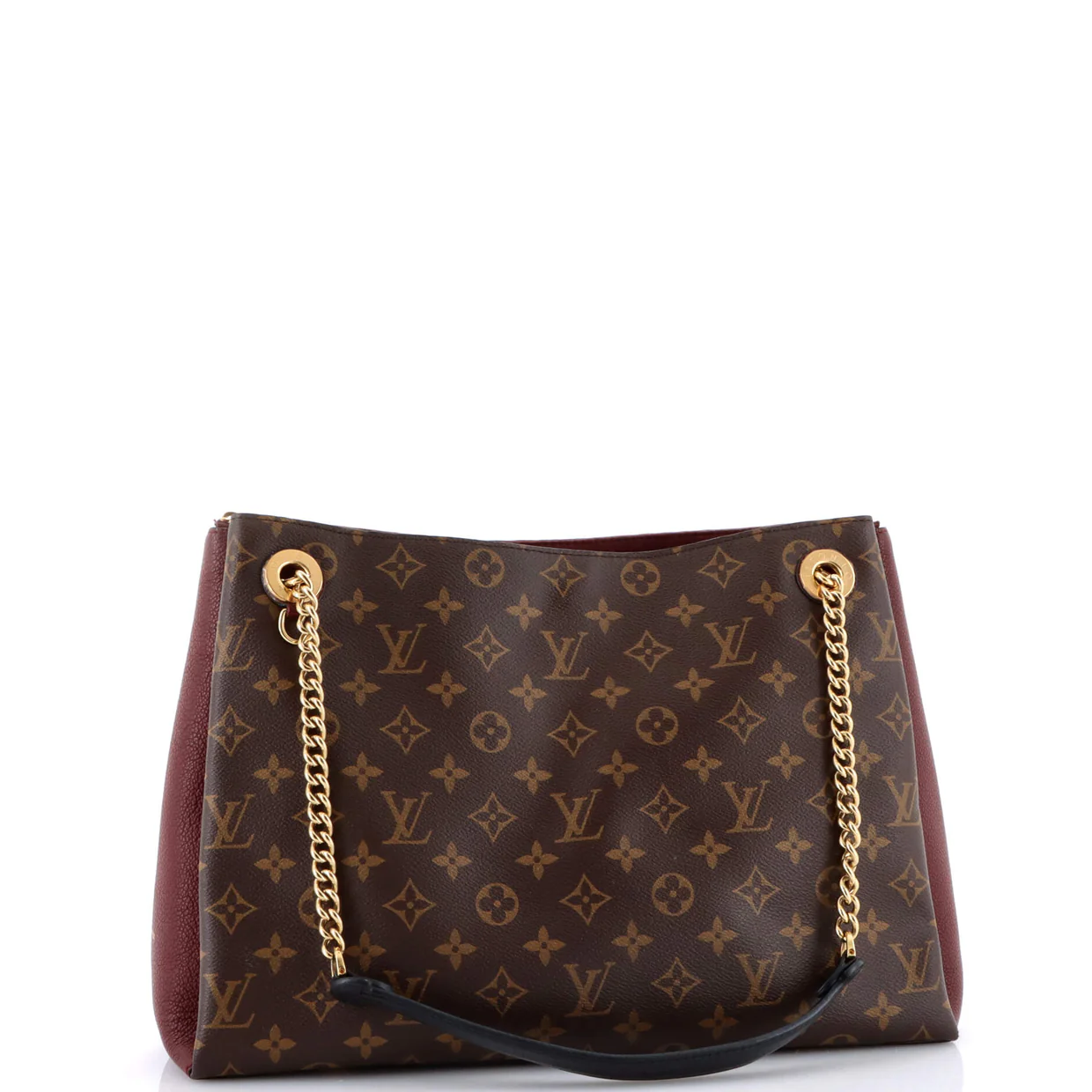 Surene Handbag Monogram Canvas with Leather MM - Deep Luxury