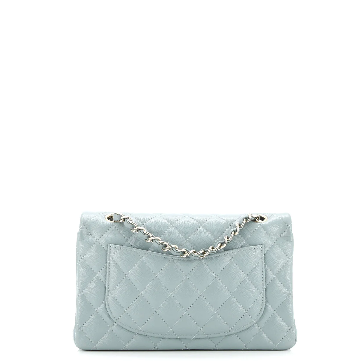 Classic Double Flap Bag Quilted Caviar Small - Deep Luxury