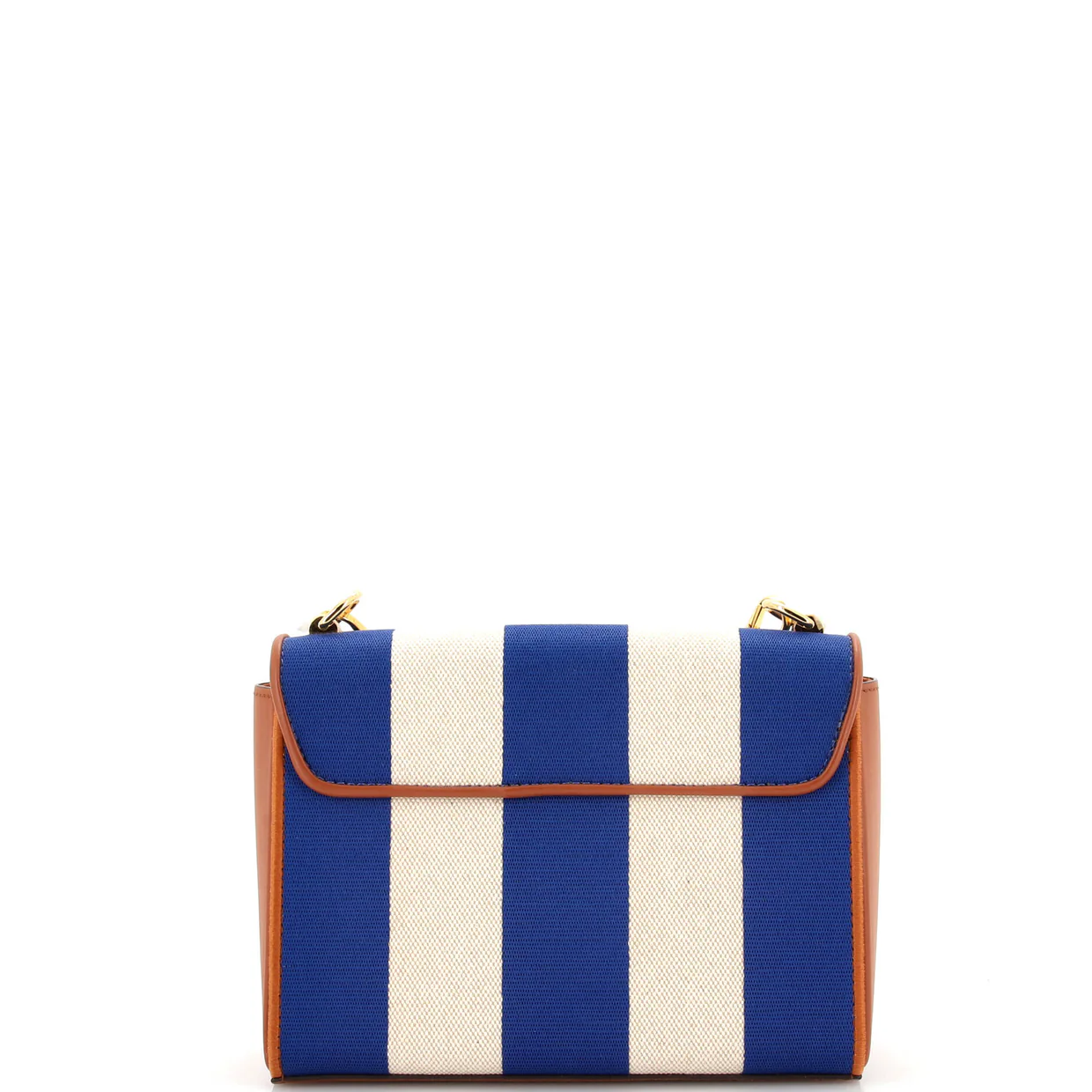 Twist Handbag Limited Edition Embroidered Stripe Canvas MM - Deep Luxury