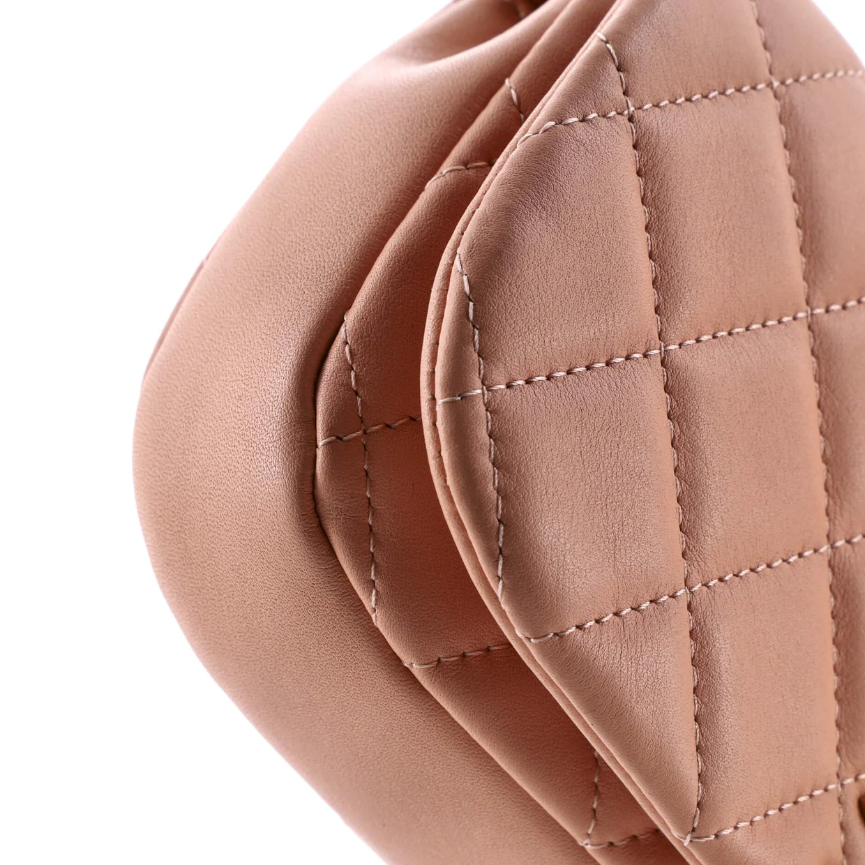 Coco Mail Clutch with Chain Quilted Calfskin - Deep Luxury