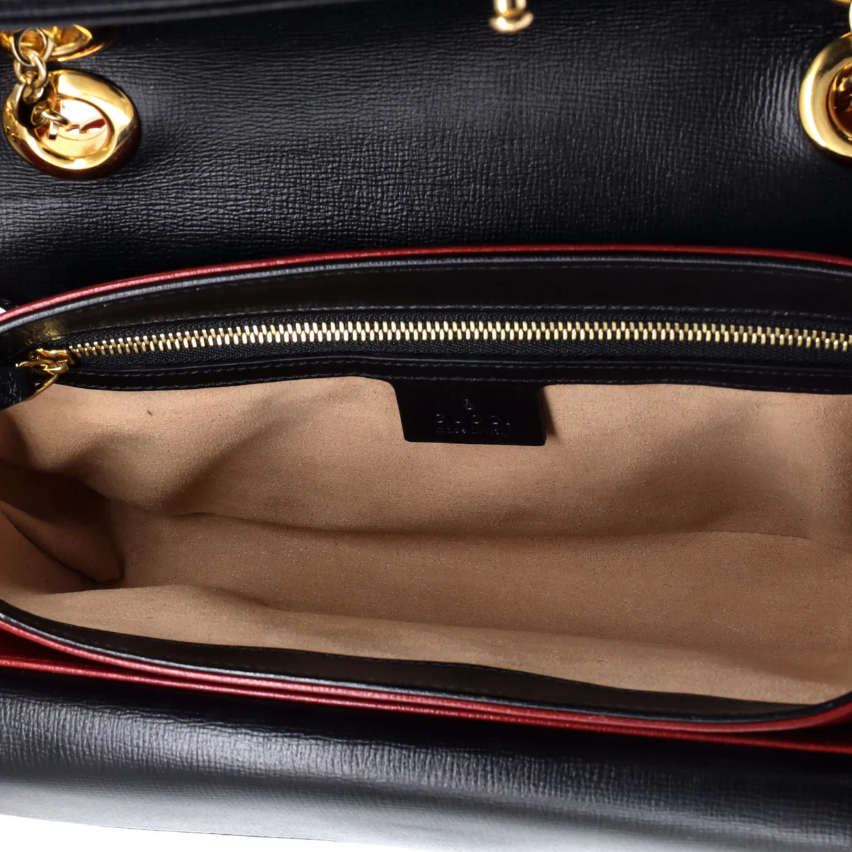 Marina Chain Flap Bag Leather Small - Deep Luxury