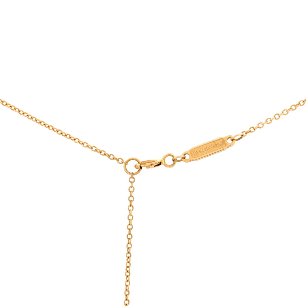 T Smile Pendant Necklace 18K Rose Gold Mini - Deep Luxury