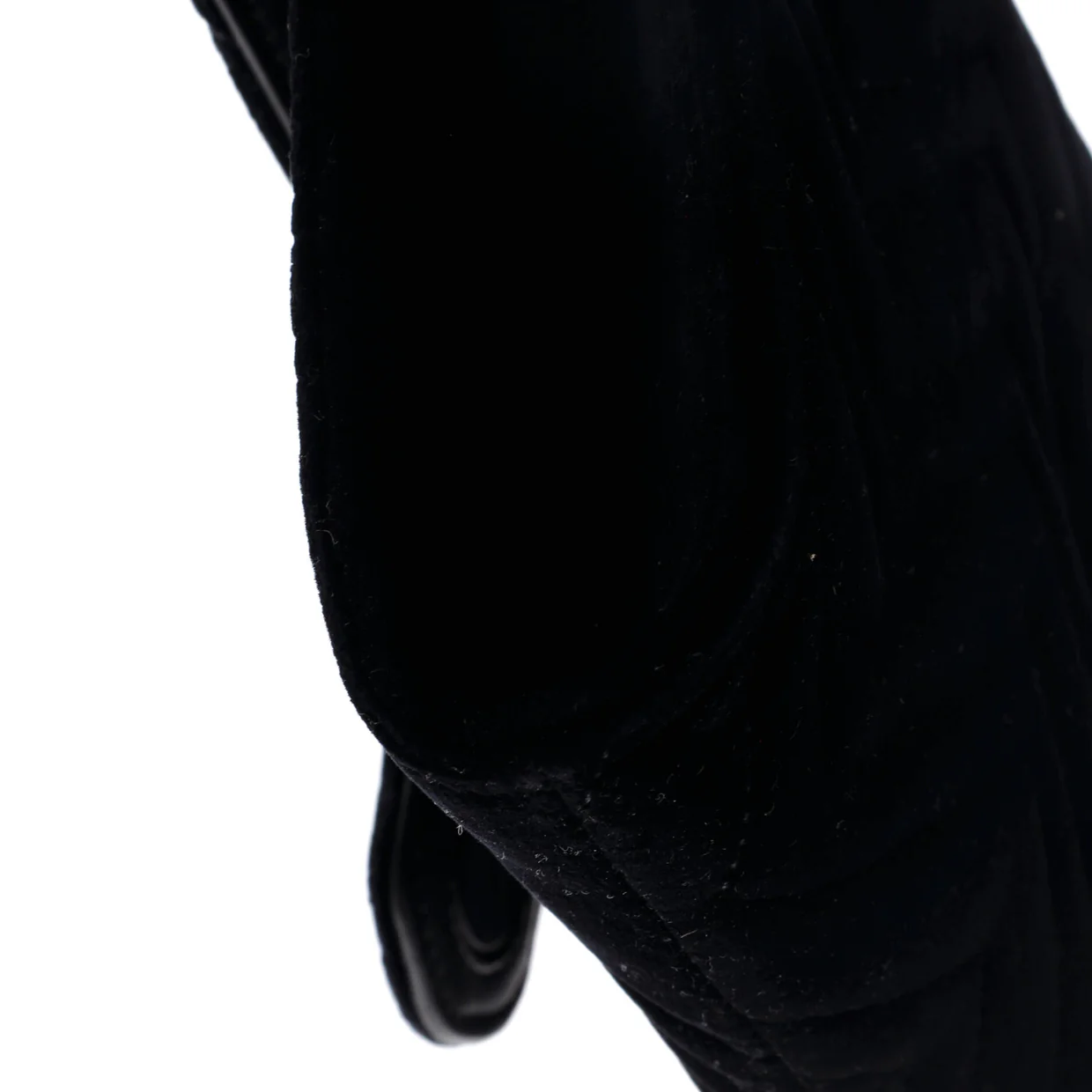 GG Marmont Flap Clutch Matelasse Velvet - Deep Luxury