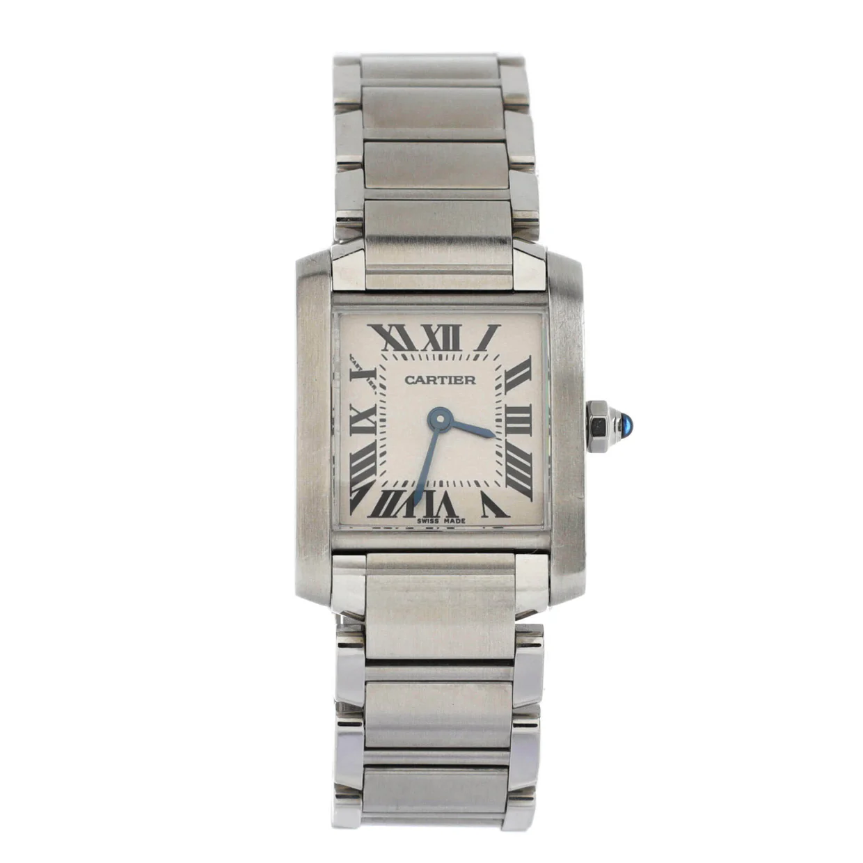 Tank Francaise Quartz Watch Stainless Steel 20 - Deep Luxury