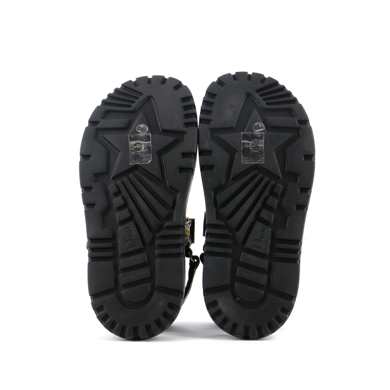 Women's DiorAct Sandals Printed Technical Fabric - Deep Luxury