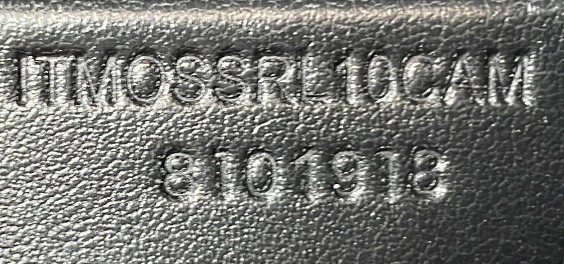 Front Pocket Backpack Check Embossed Leather Medium - Deep Luxury