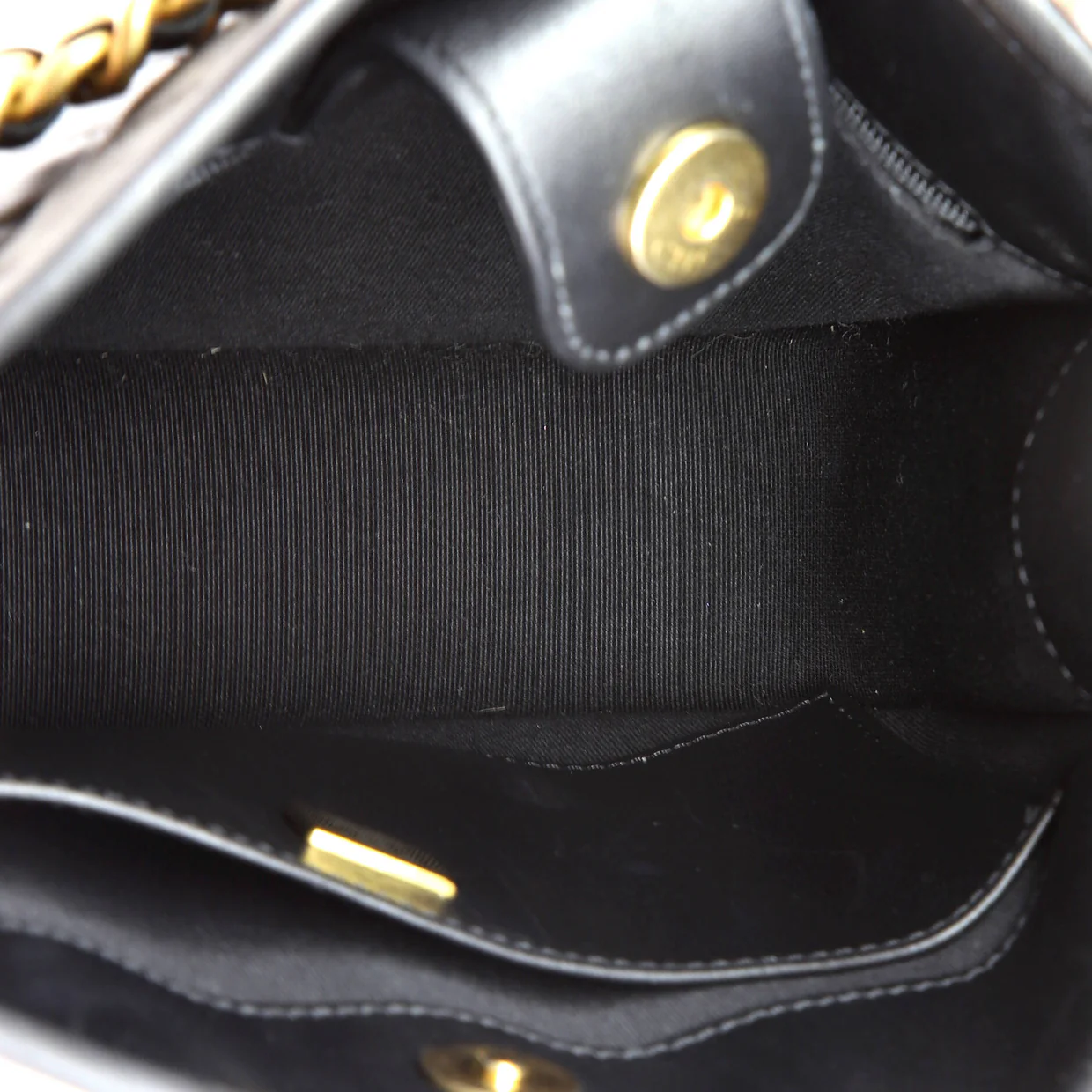 CC Front Pocket Chain Hobo Quilted Lambskin Small - Deep Luxury