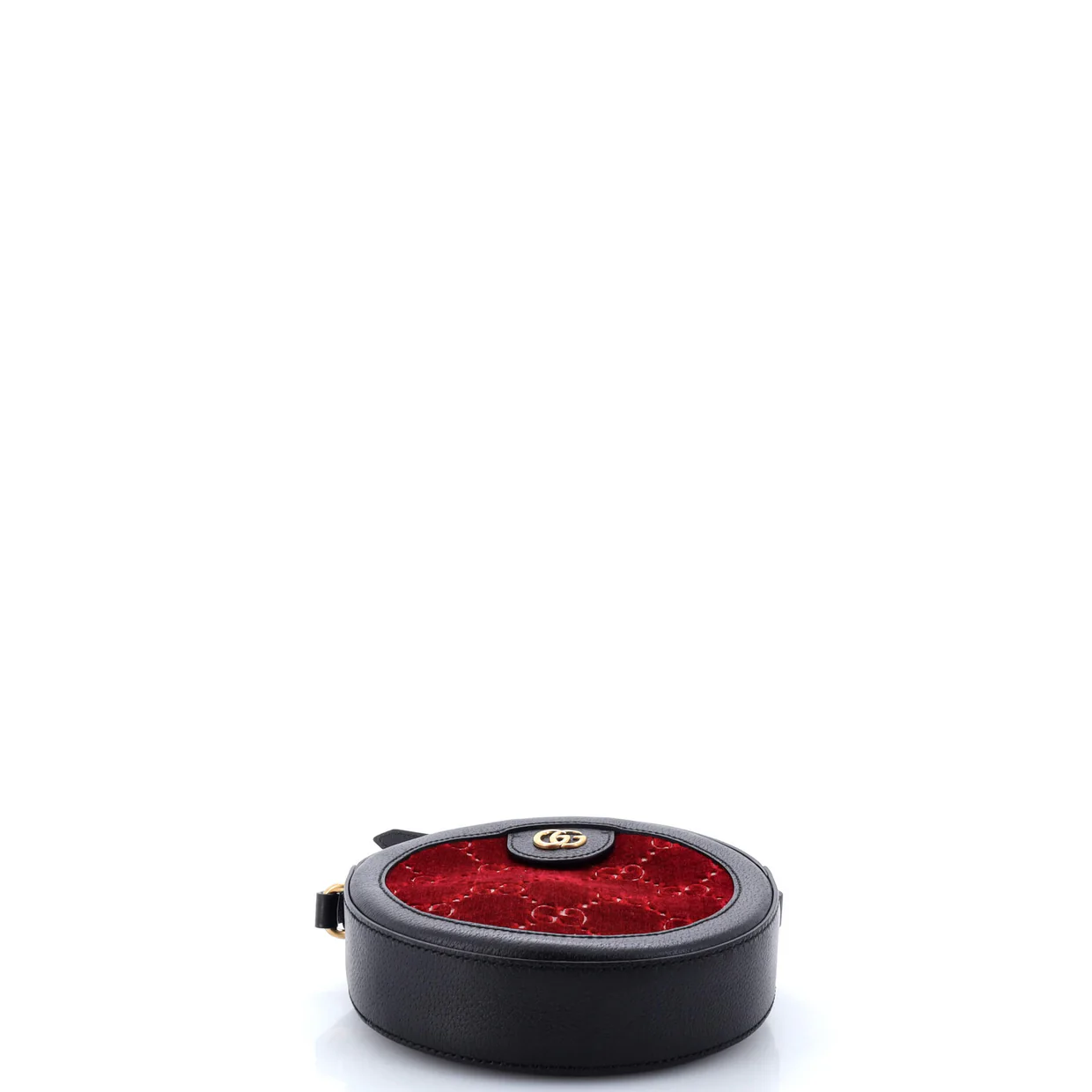 Ophidia Round Shoulder Bag GG Velvet Mini - Deep Luxury