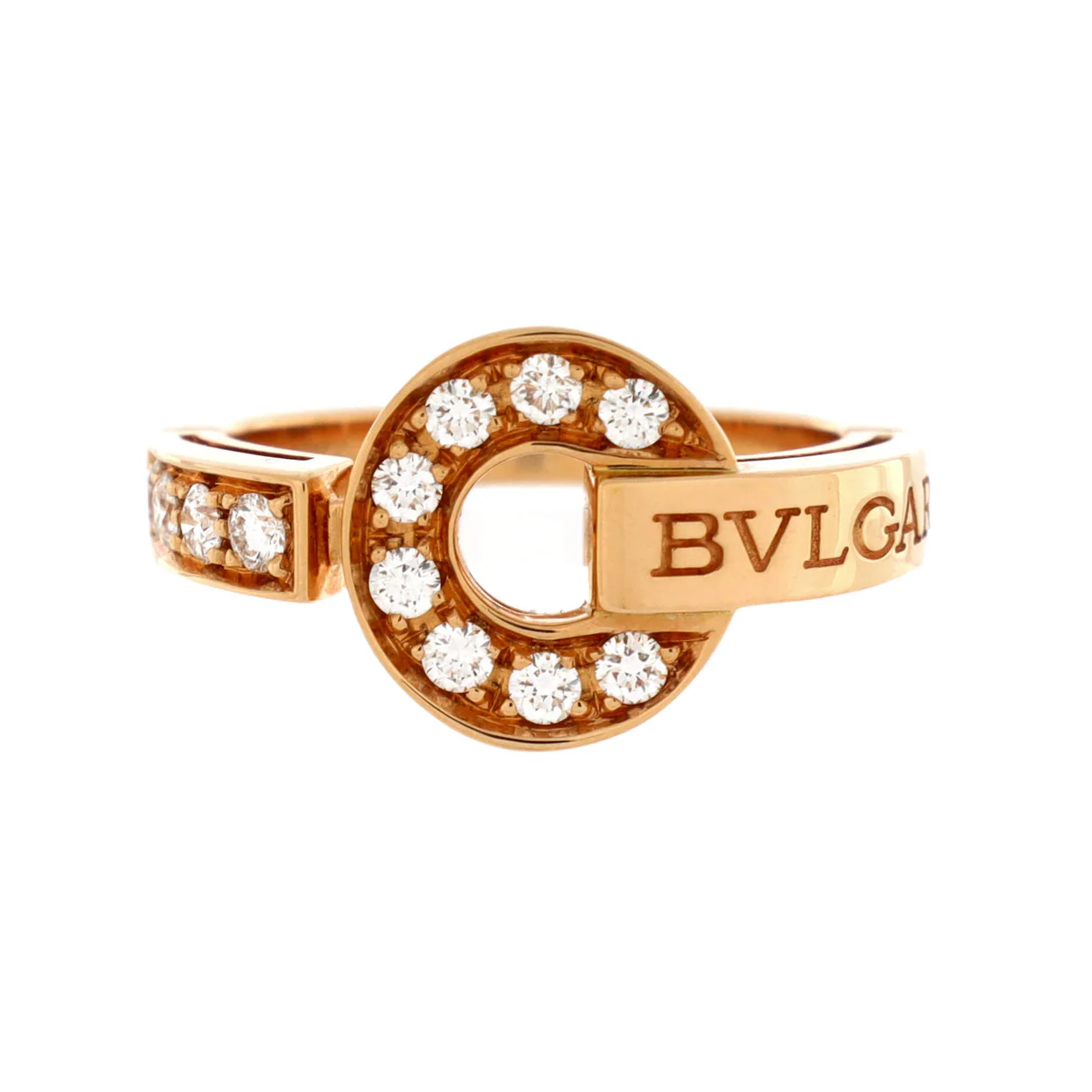 Bvlgari Bvlgari Ring 18K Rose Gold and Diamonds - Deep Luxury