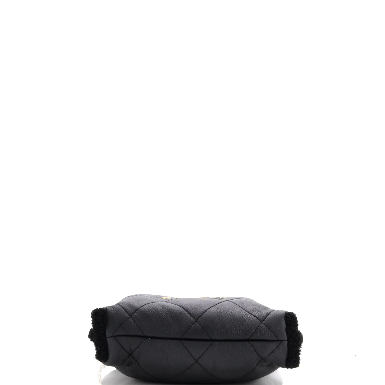 22 Chain Hobo Quilted Lambskin with Shearling Small - Deep Luxury