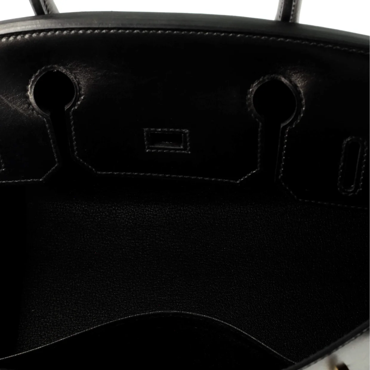 Birkin Sellier Bag Noir Box Calf with Gold Hardware 30 - Deep Luxury
