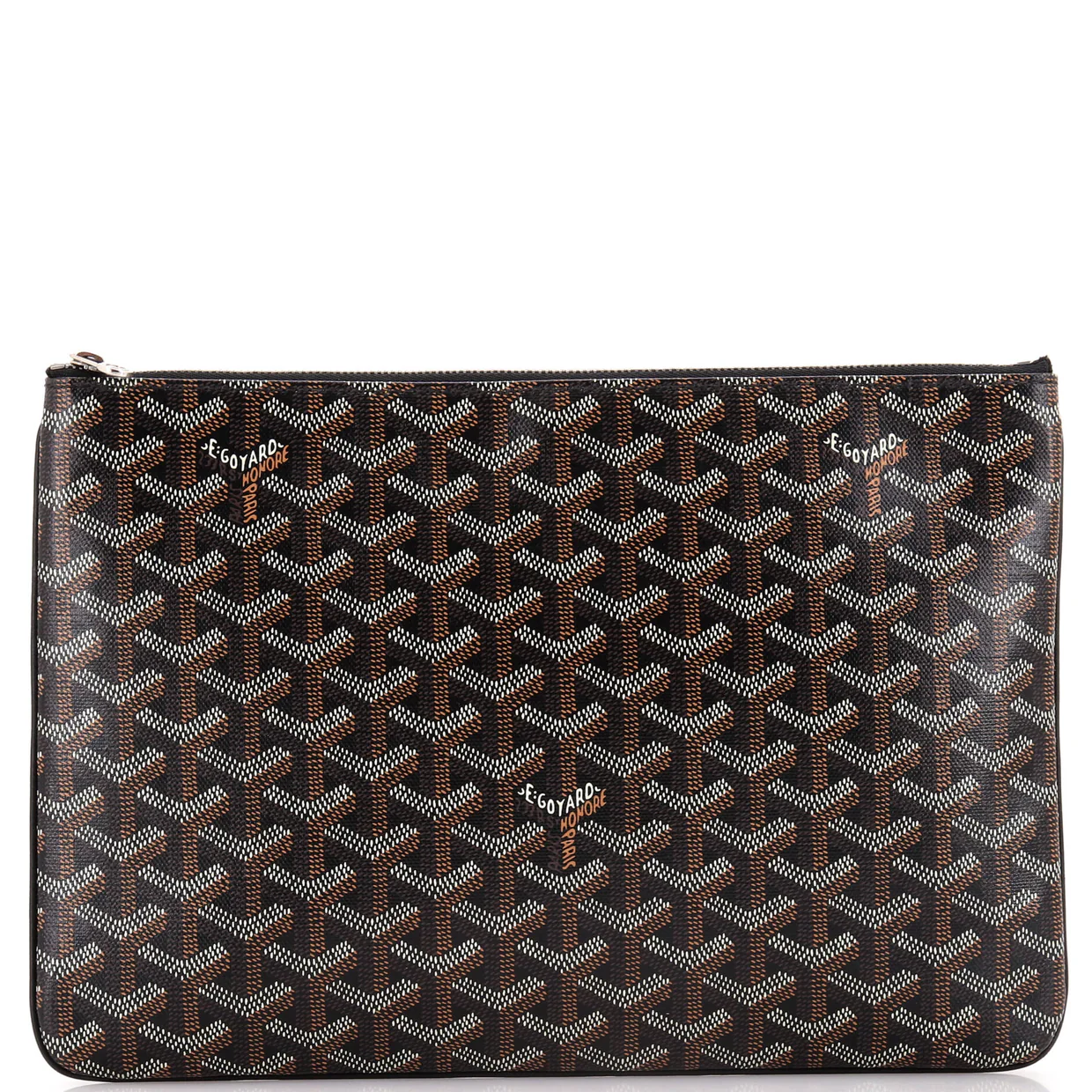 Senat Zip Pouch Coated Canvas MM - Deep Luxury