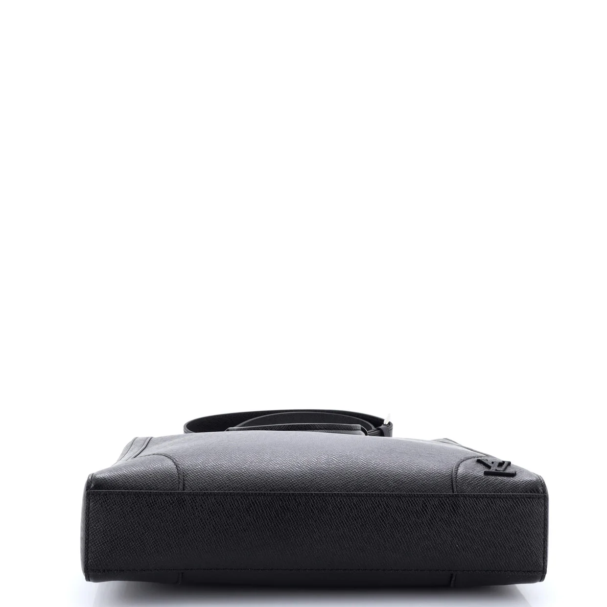 Vertical Tote Taiga Leather - Deep Luxury