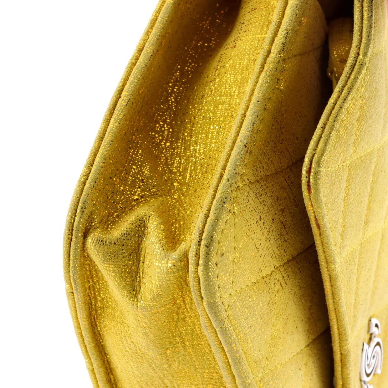 Wallet on Chain Quilted Glitter Fabric - Deep Luxury