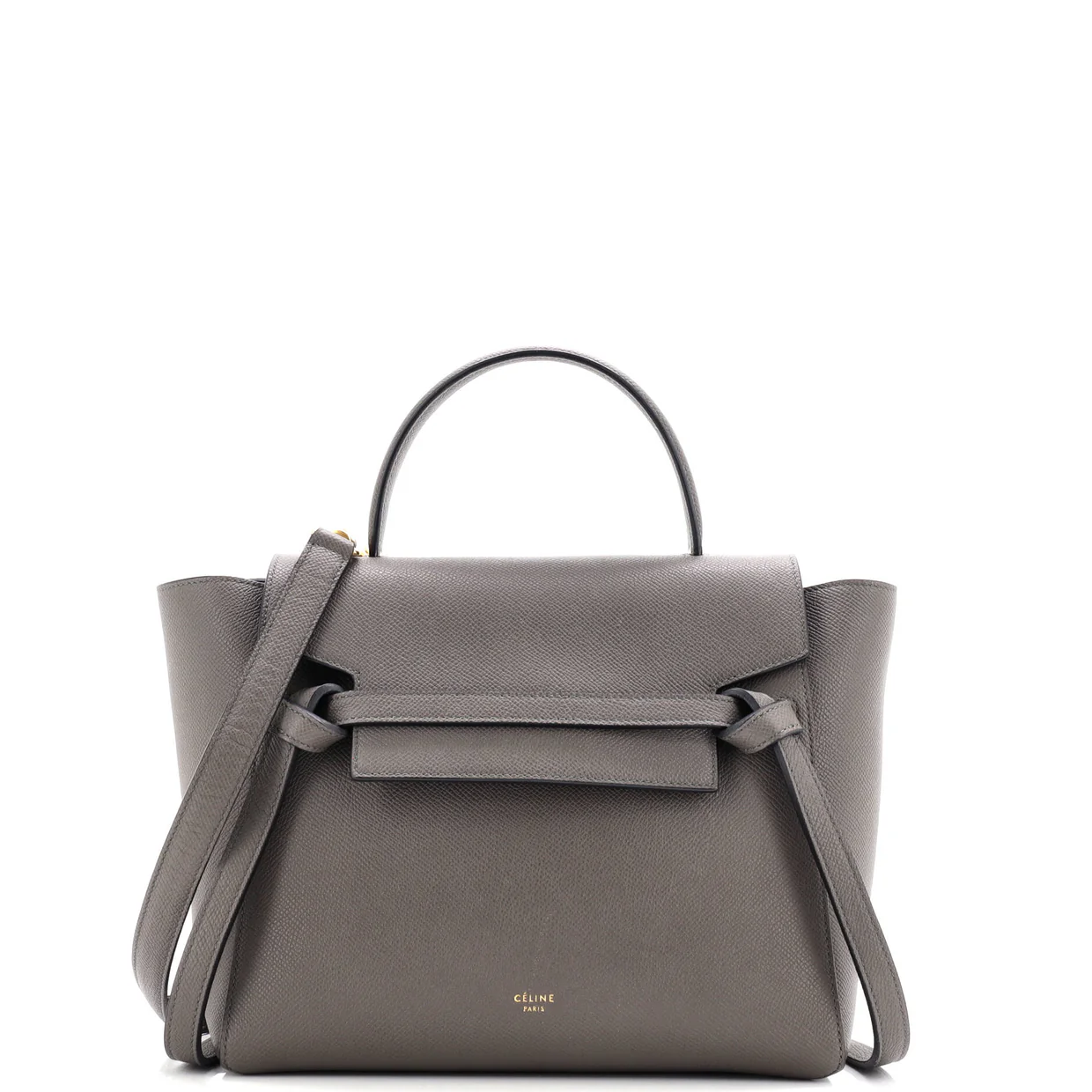 Belt Bag Textured Leather Micro - Deep Luxury