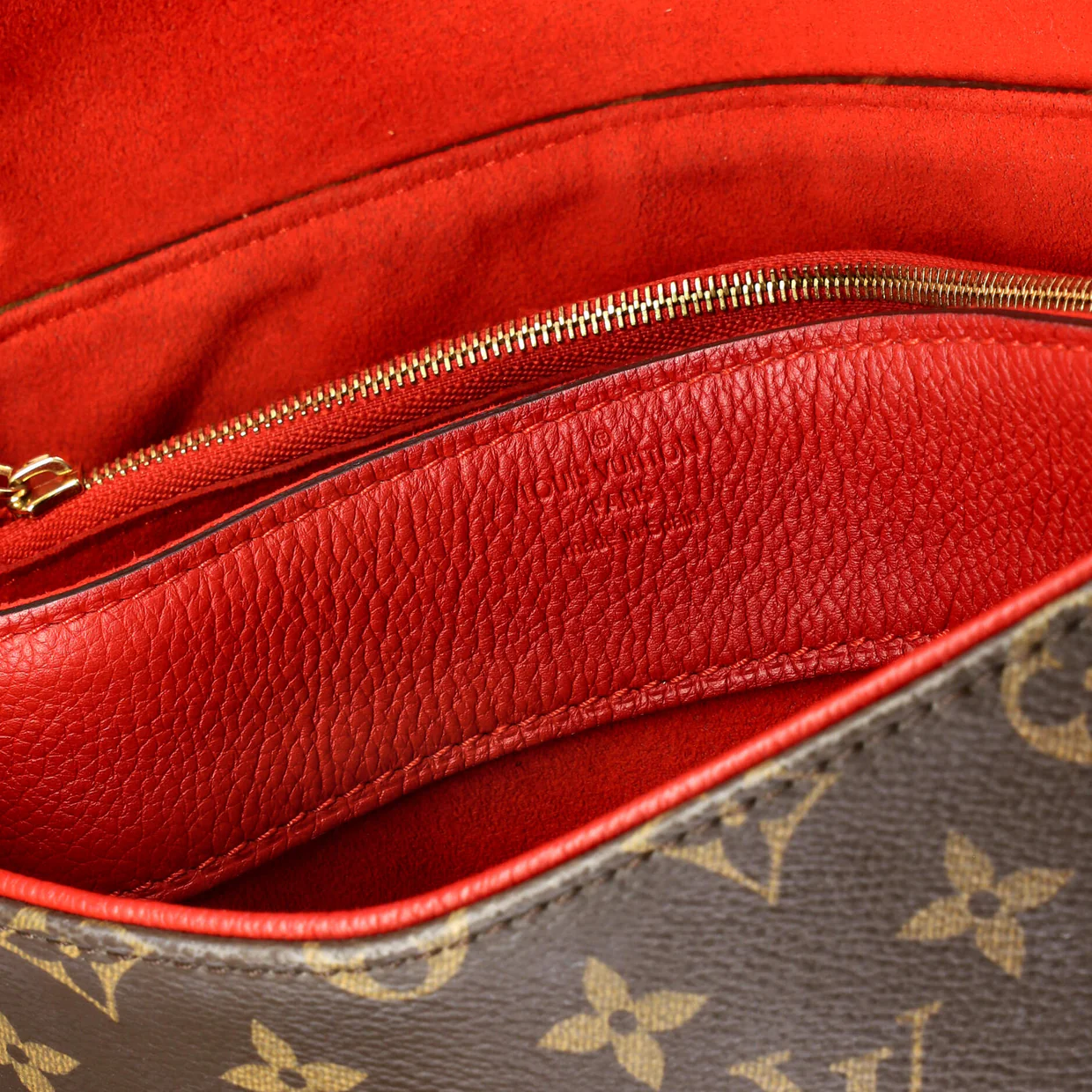 Pallas Chain Shoulder Bag Monogram Canvas and Calfskin - Deep Luxury