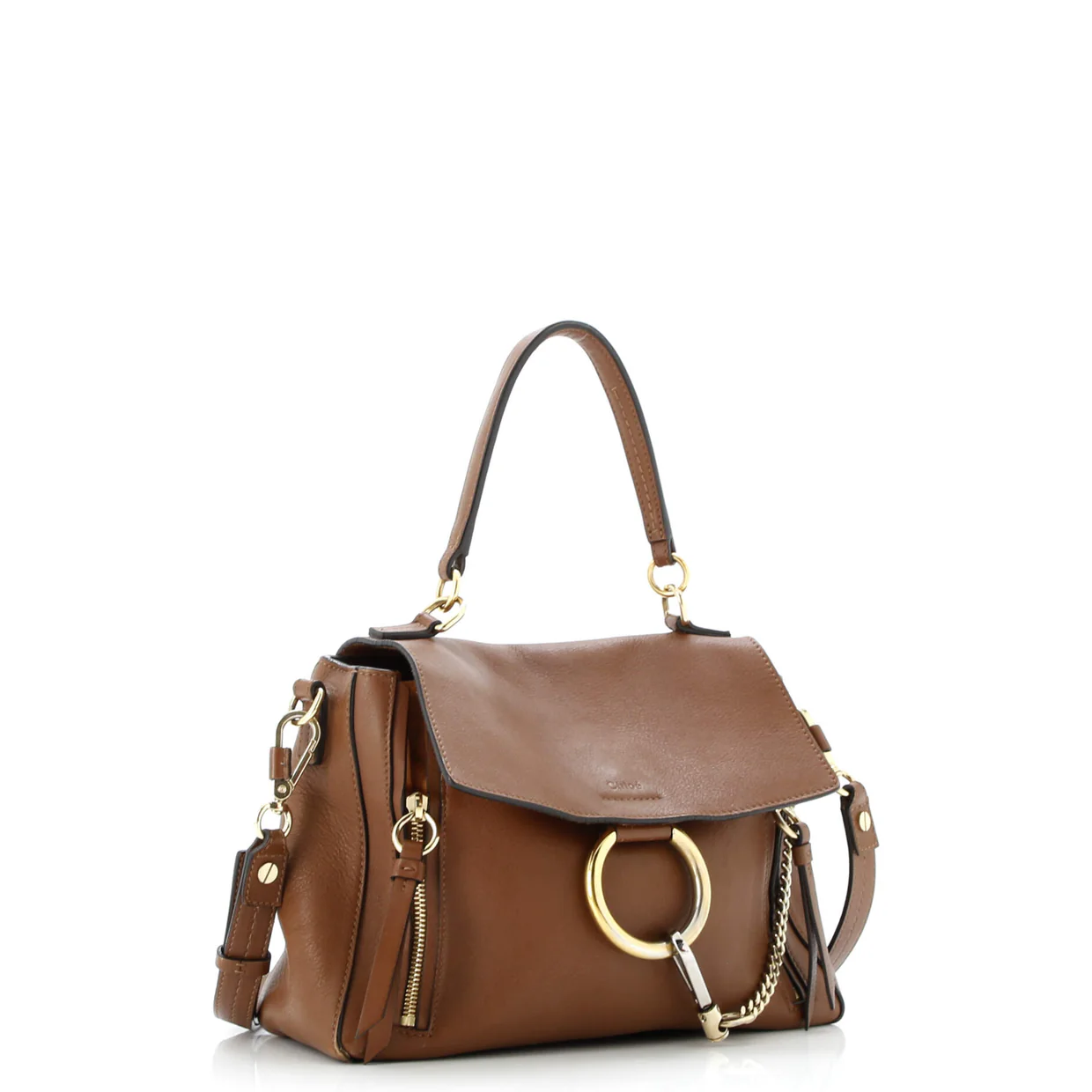 Faye Day Bag Leather Medium - Deep Luxury